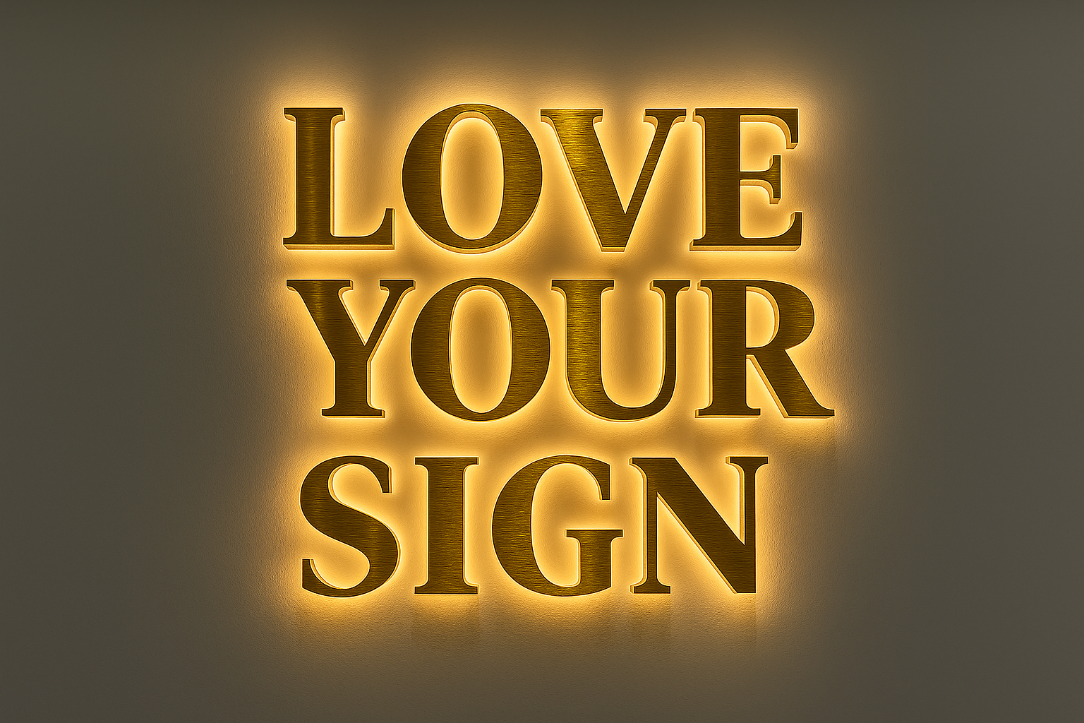 BACKLIT SIGN